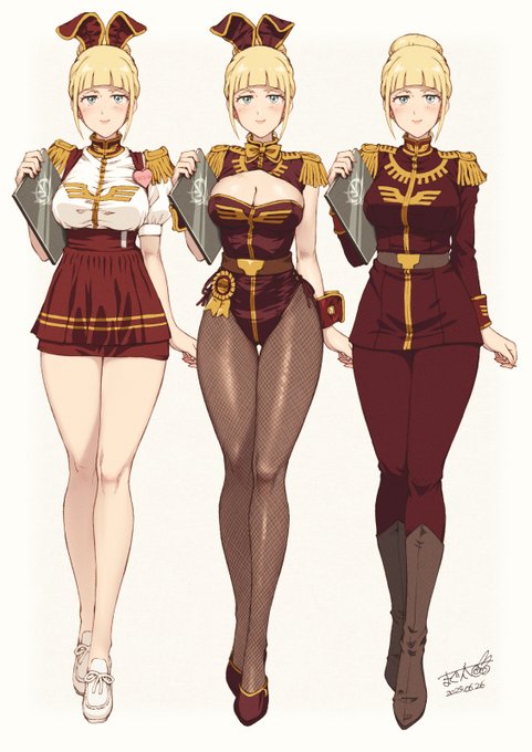 ガンダム終わっちゃったけど セシリアさんの時間凍結は続くー セシリアさんがバニーガール #あの子がバニーガール 日替わりセシリアさん ギレン「今日はどれにしようか?」