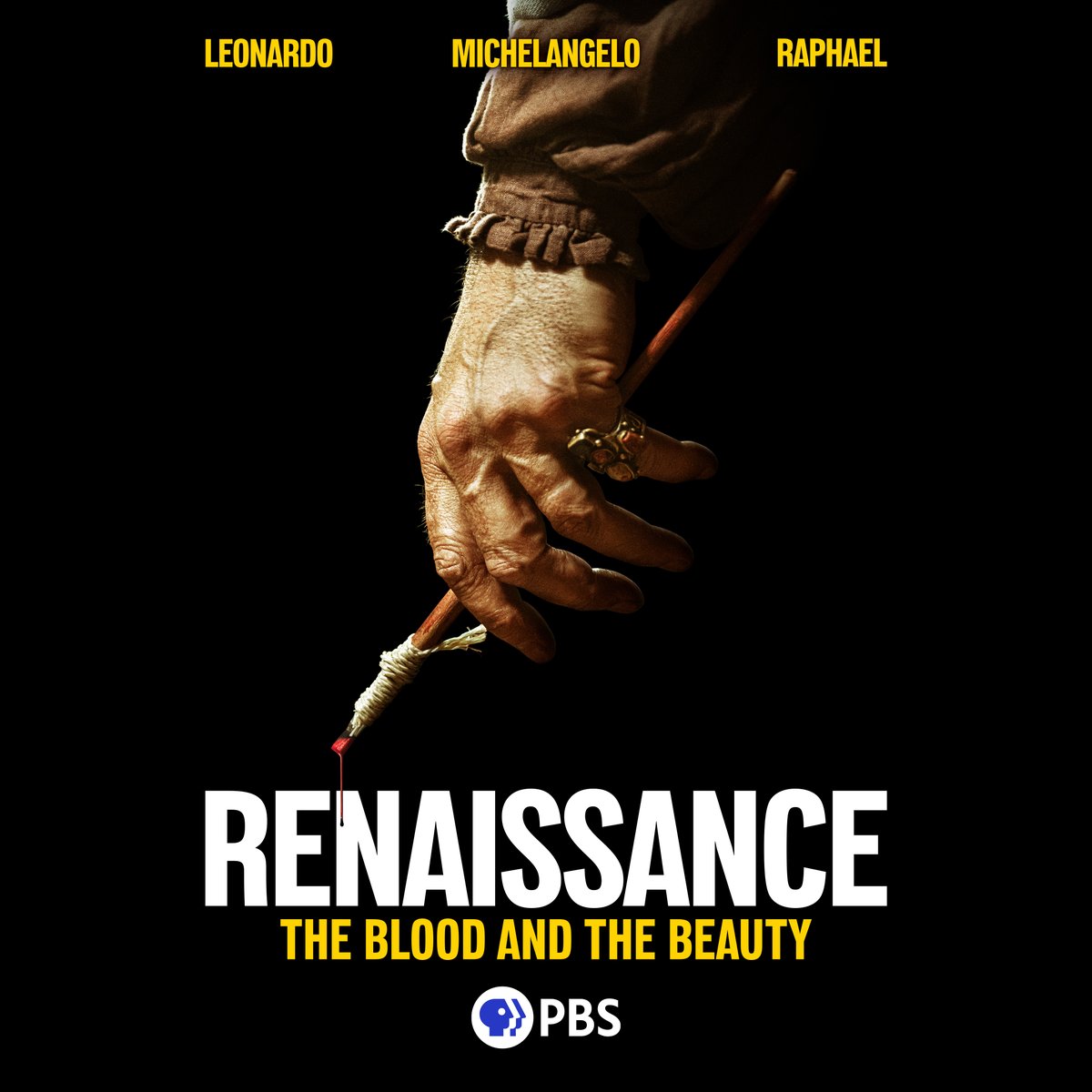 Experience Michelangelo and Leonardo clash and compete in the fierce world of Renaissance Italy. 🖌️ Stream the epic docu-drama premiere of "Renaissance: The Blood and the Beauty" on the PBS app: ow.ly/tAlk50Wmo0M