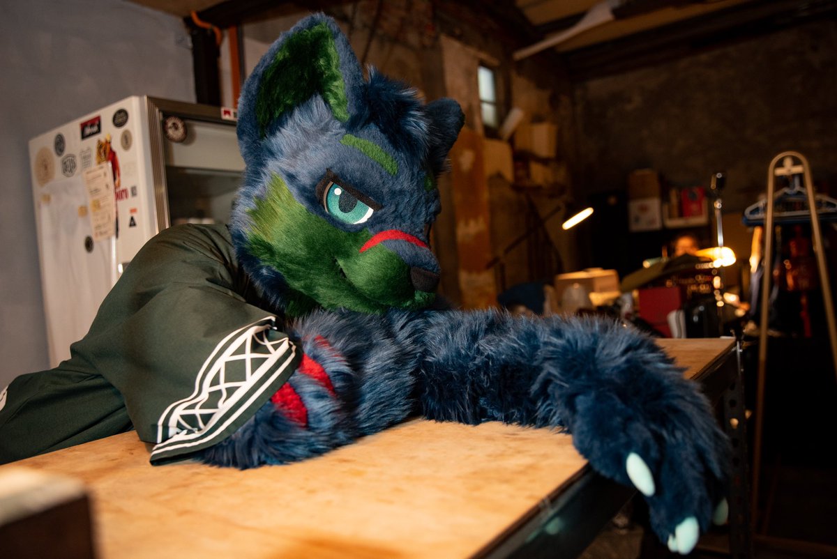 CTtheWolf's tweet image. Rainy day, stay indoor.
🐾: Me!
📸: @CangChung0307
🪡: @KemoTianou
#FursuitEveryday