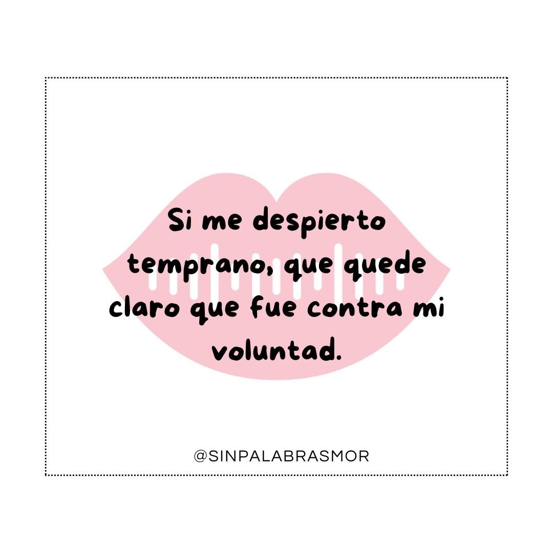 sinpalabrasmor's tweet image. Madrugué, pero obligado 😴

#sinpalabrasmor #madrugar #humorreal #noporfavor #teamdormilones #despertardoloroso #vidareal #humorlatino #frasesgraciosas