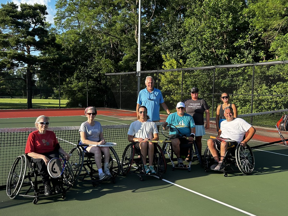 It was good to see Coach Nicole and the <a href="/adaptiveiowa/">Adaptive Sports Iowa</a> tennis gang tonight!