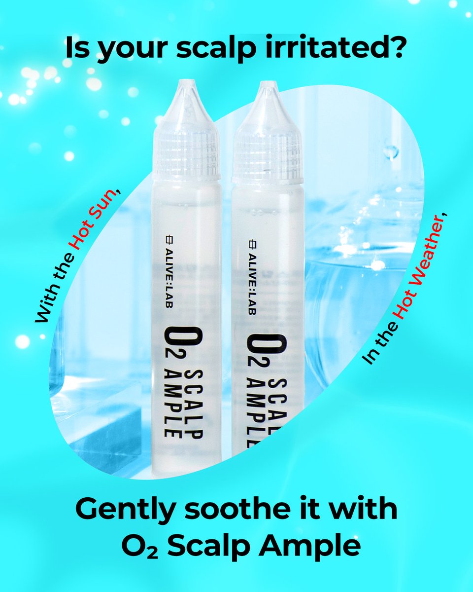 Irritated Scalp? Here's the solution 😎

💧Hydrates scalp fast with oxygenated water
💧Calms irritated scalp with Centella Asiatica

☑️ Safe even for the sensitive scalp

Available on🛒
linkon.id/alivelab_global

#alivelab #scalp #scalpcare #kbeauty #koreanskincare #koreancosmetics