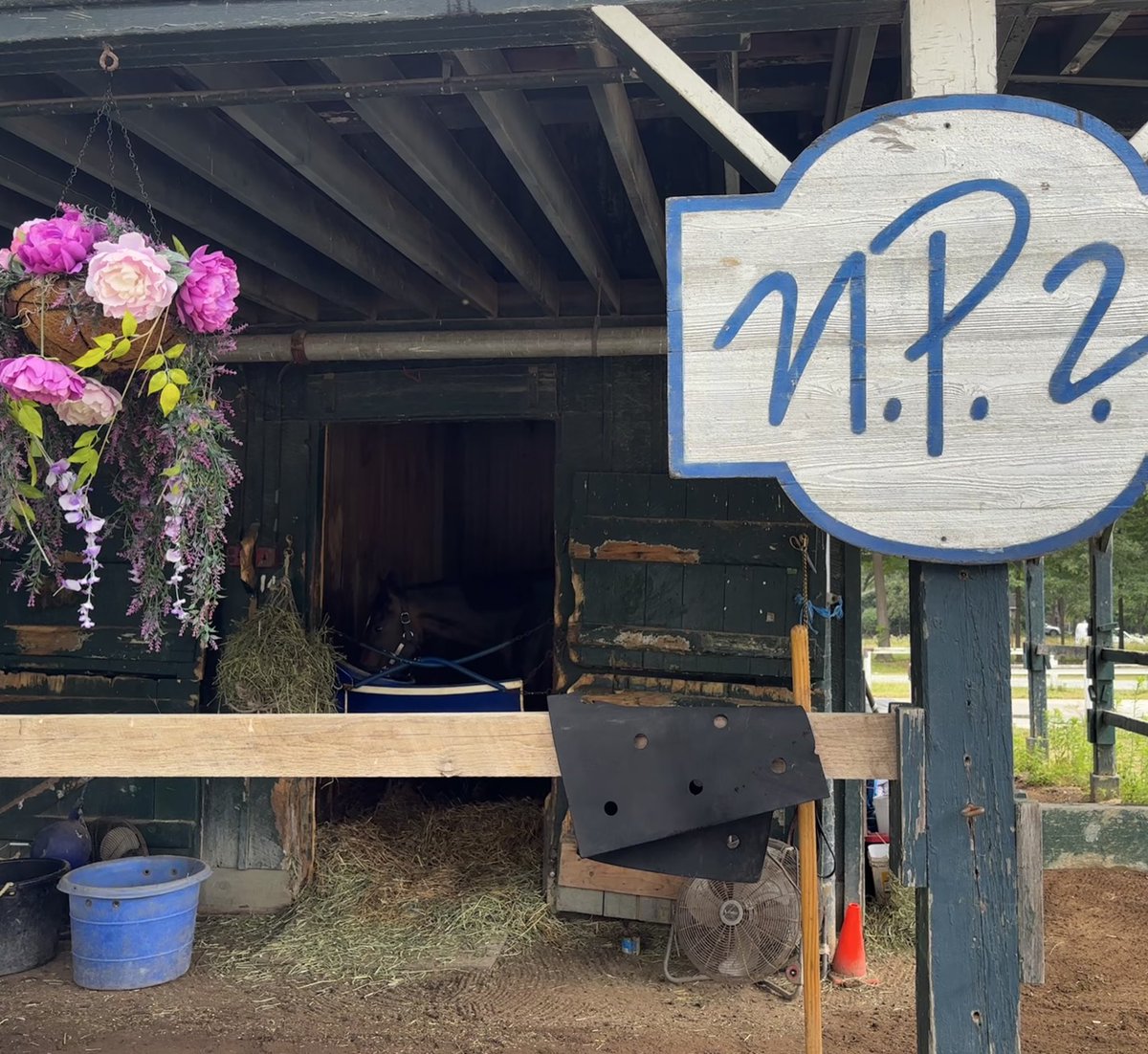 For this week’s episode of ROW, Nick and I spent the day together. We started off at his barn, watched his 2 YO’s work, and drove his golf cart down memory lane. 

Truly special to see Nick’s barn since 1990, and to hear stories about his great horses and best memories in