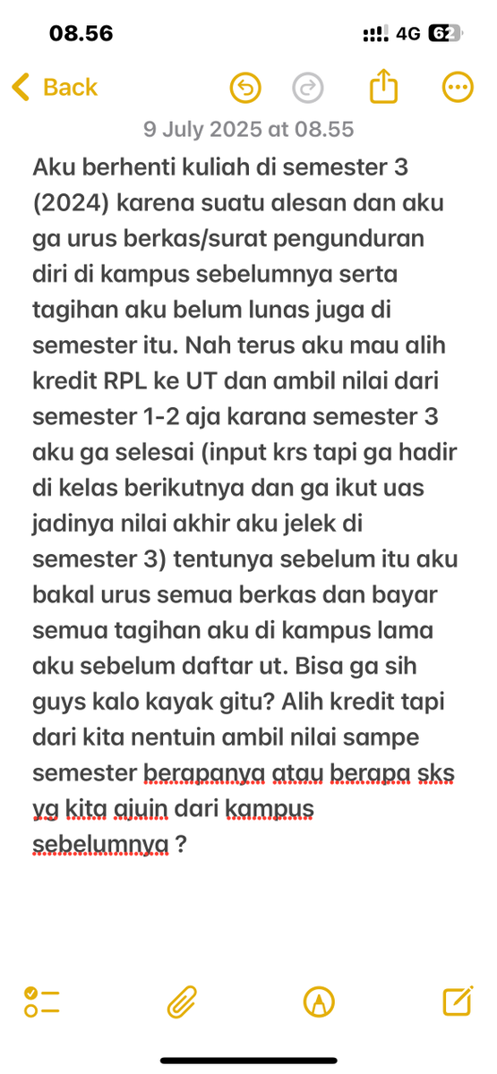 collegemfs's tweet photo. [cm] aku bingung ga tau. Bisa ga kita ajuin sks Dari kampus lama ke ut tapi nilai yg bagus aja? Nilai semester 1-2 aku bagus tapi semester 3 aku ga lanjut dan sekaranv mau diurus. Takut kalo ga di acc aku uda keluarin duit banyak di kampus lama https://t.co/gkm7PMnByC