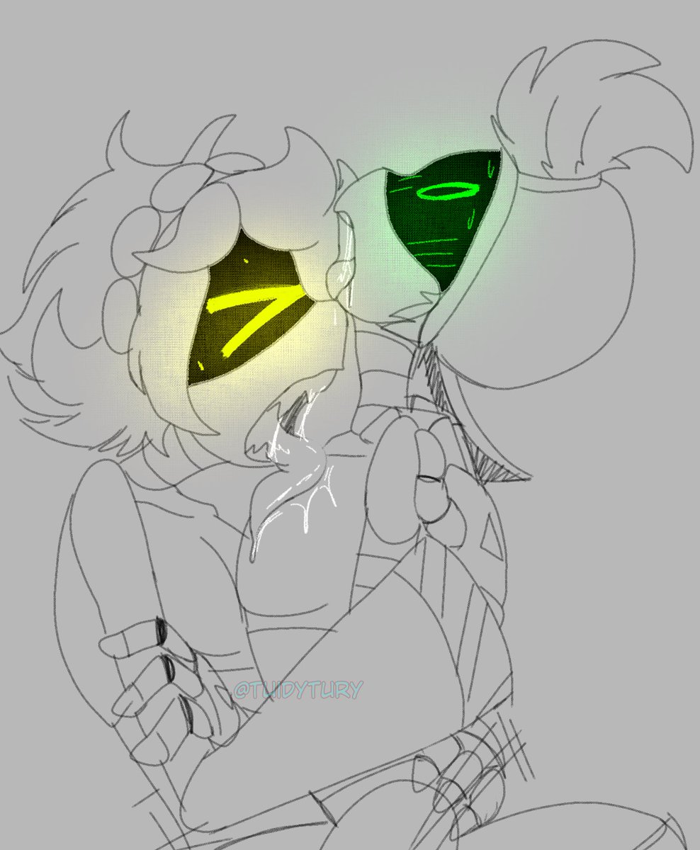 TuidyT's tweet image. Reminder that I am peaceful and I have no favoritism of ships besides canon 🗣️
#NxThad #MurderdronesN #Murderdrones #murderdronesfanart #MDnsfw #SerialDesignationN #ThadMurderdrones