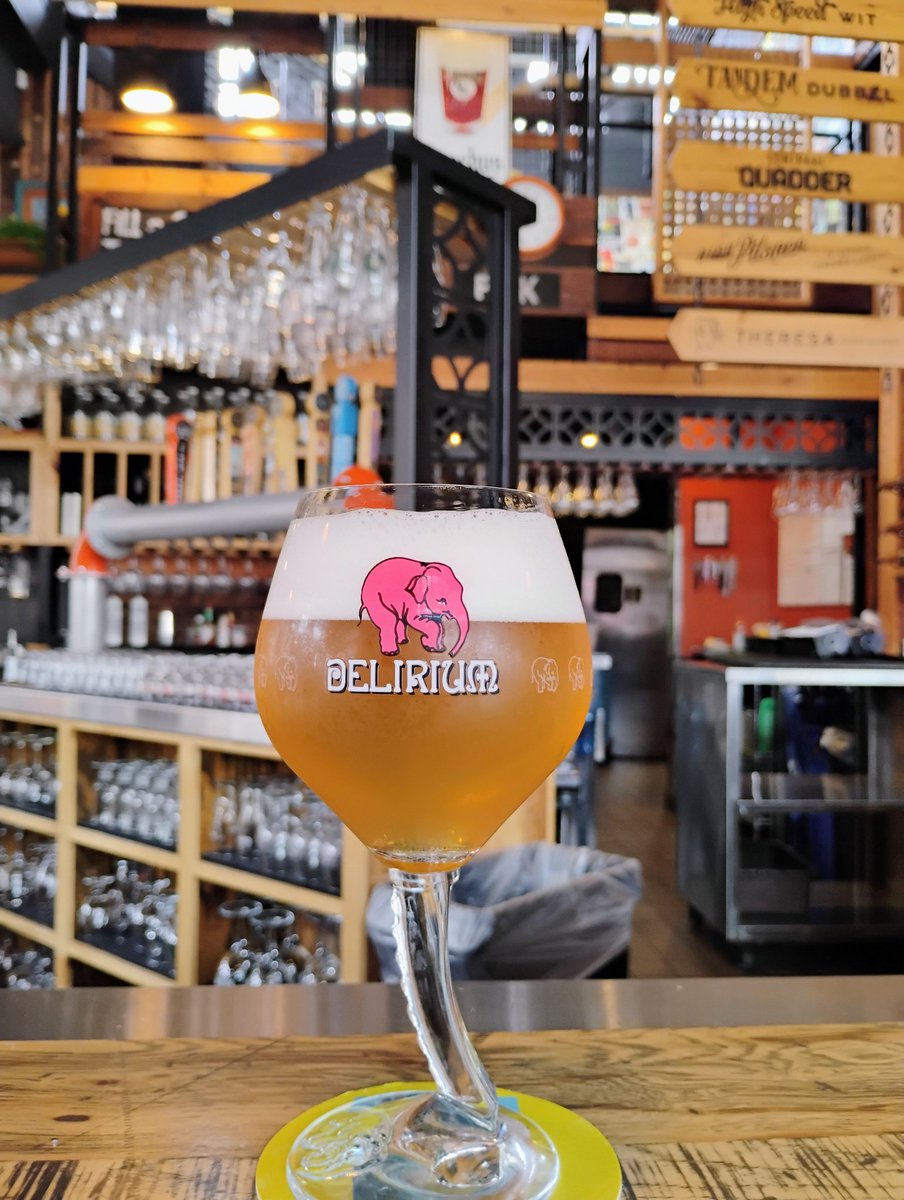 Sean D (@beersnobsean) on Twitter photo I finally got to try this legendary beer. Half off happy hour bonus. As usual, I'm finding these Belgian beers I'm trying are strong but deceivingly so. Sweet, but not obnoxious. I tried to only take sips at a time. Lovely glassware too. #biere #beer #bier <a href="/Deliriumbrewery/">Delirium Brewery</a> I finally got to try this legendary beer. Half off happy hour bonus. As usual, I'm finding these Belgian beers I'm trying are strong but deceivingly so. Sweet, but not obnoxious. I tried to only take sips at a time. Lovely glassware too. #biere #beer #bier <a href="/Deliriumbrewery/">Delirium Brewery</a>
