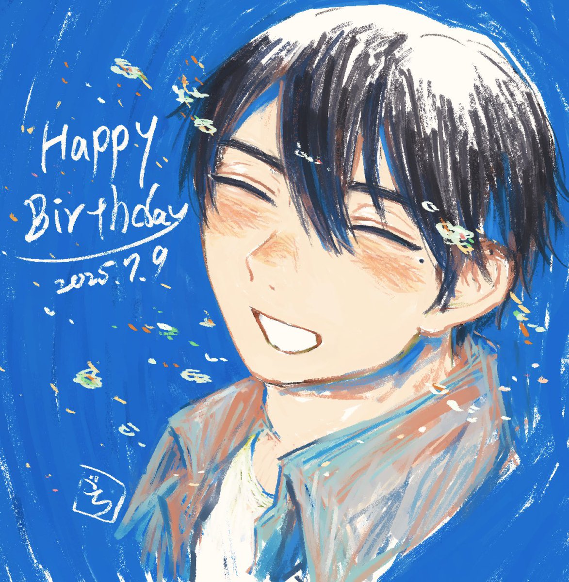 #きんとき誕生祭2025
#きんときぇ

お誕生日おめでとうございます！
今年も色鮮やかな日々が続きますように！