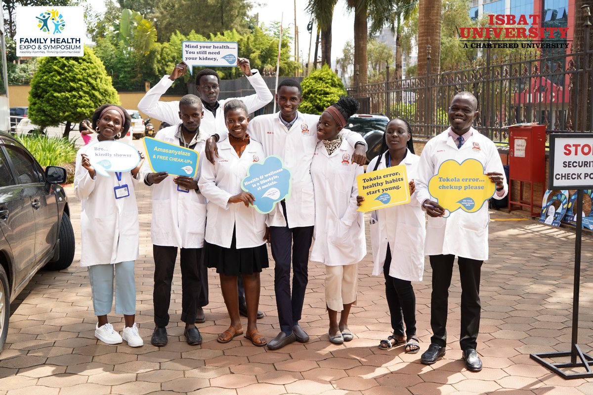healthexpoug's tweet image. The medical team at @isbatkampala showed up strong health messages and big hearts!
Their message? Health is wealth, and awareness saves lives. Catch them at the #FamilyHealthExpo, August 1–3.
Together, we champion prevention!
#PreventionStartsWithMe