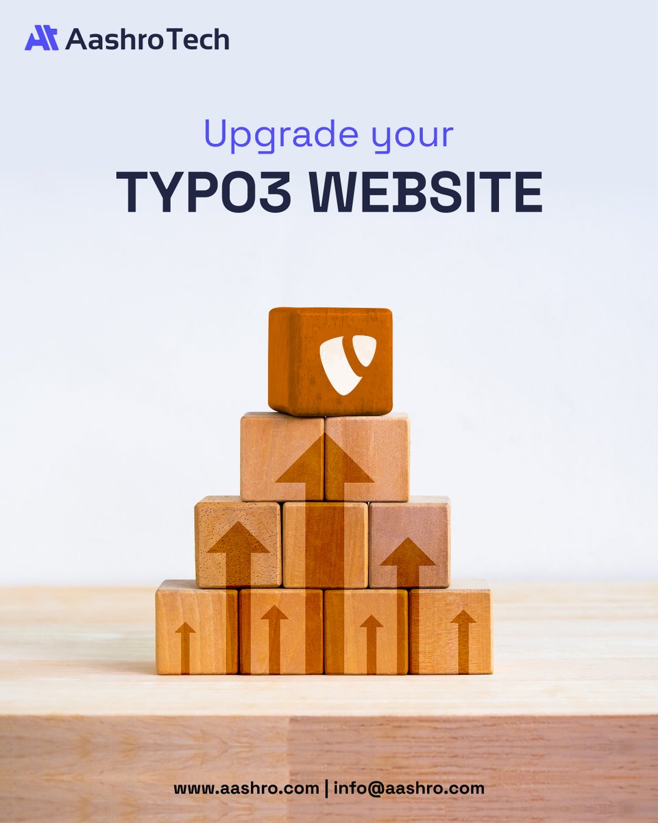 AashroTech's tweet image. Is your TYPO3 website ready for 2025 and beyond? 🌐 Our upgrade service ensures compatibility with the latest technologies and a superior user experience. Let&apos;s future-proof your digital storefront!