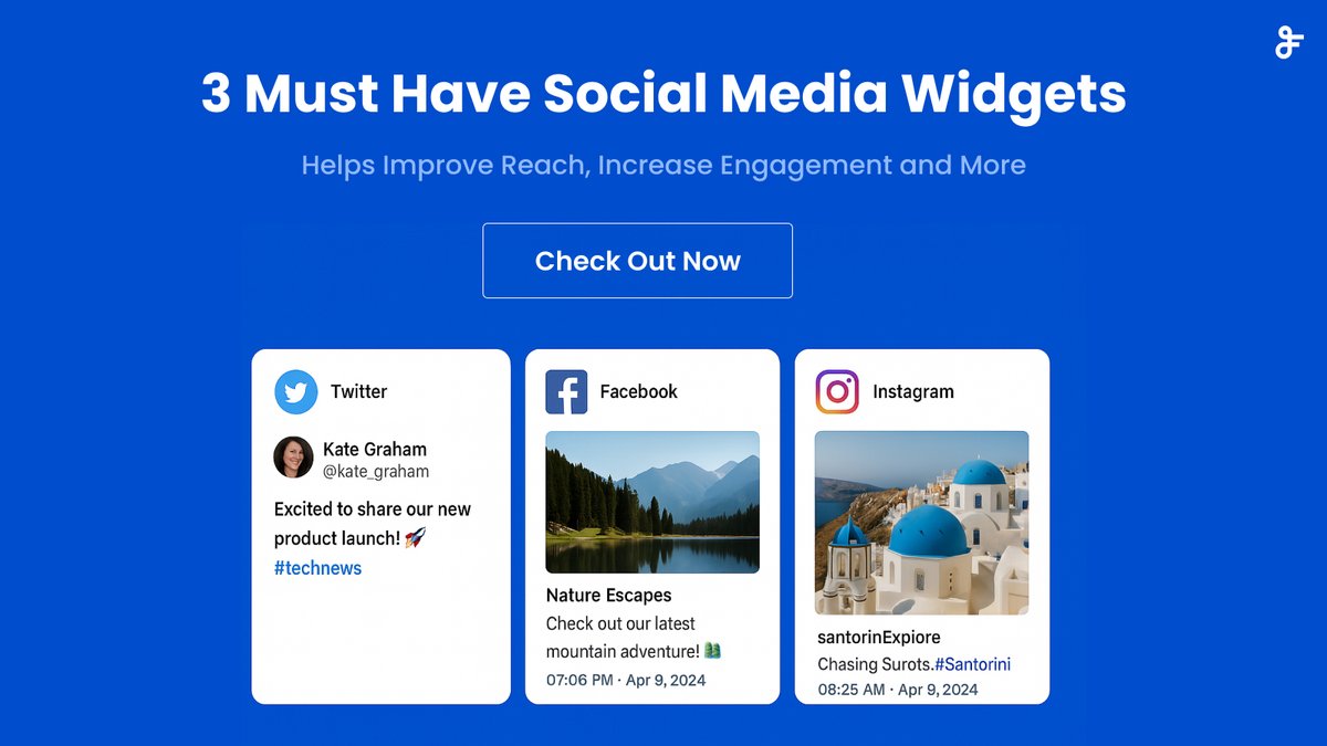 Bring your social media presence to your website! 🌐 Keep it fresh, dynamic &amp; engaging with top widgets. Read the guide: bit.ly/3GAL4qk

#FeedWind #SocialMediaWidgets #NoCodeTools #WebsiteEngagement #ContentMarketing