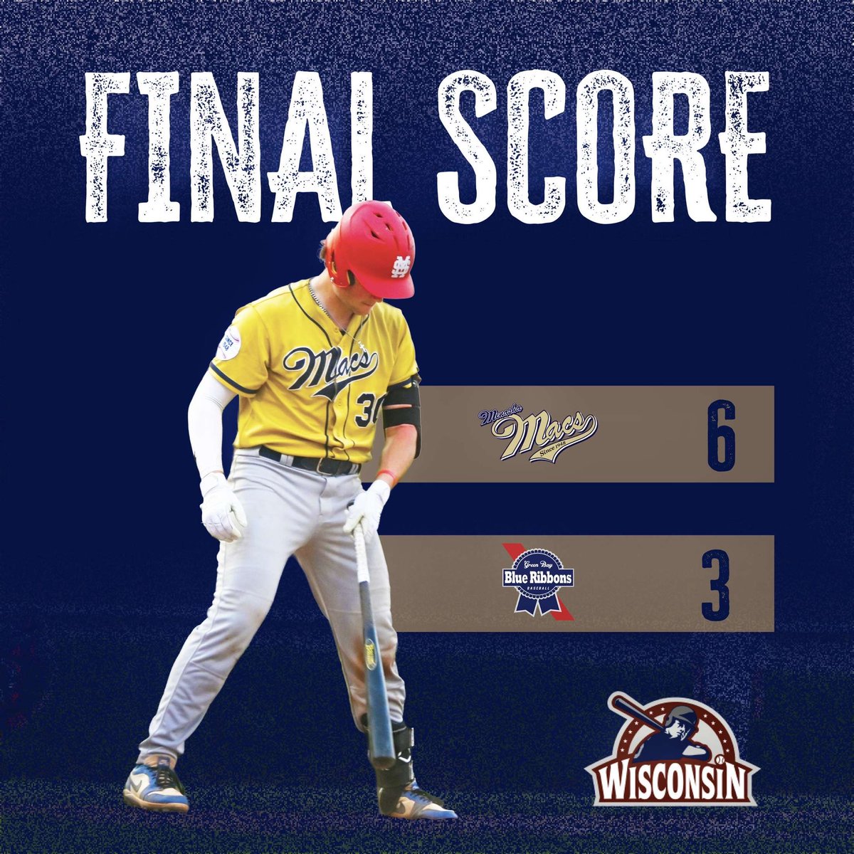 MACS WIN!!

<a href="/iandohms/">ian</a> got the win going 7inn 1H and 10ks!

<a href="/QuadeThompson24/">Quade Thompson</a> was 2-4 with a 2 run bomb in the 6th to put the first runs on the board. <a href="/JoePirillo_/">Joe Pirillo</a> was also 2-4 with a double.
