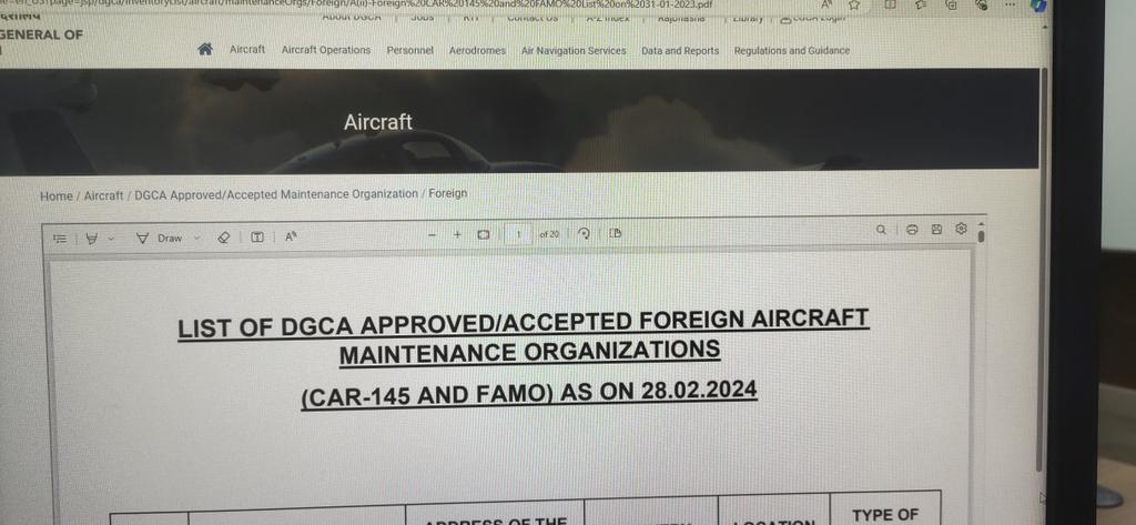 RajeshFlytech's tweet image. The list of dgca approved AMO and FAMO not updated since Aug 2024 and Feb 2024.
@DGCAIndia @RamMNK @MoCA_GoI