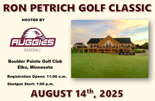 AuggieBaseball's tweet image. We're a little over a month away from the 2025 Ron Petrich Golf Classic. If you're wondering what you might be missing, take a look at a few photos from last year: bit.ly/4loSXyy
Register here: bit.ly/4kt3186