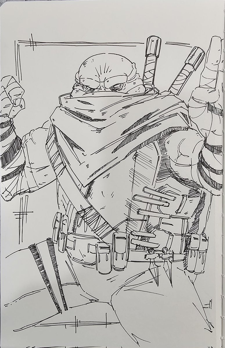 ArtBomb9's tweet image. Got a new pen, figured I&apos;d try it out.