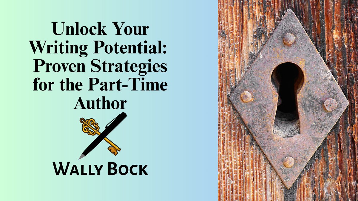 Unlock Your Writing Potential: Proven Strategies for the Part-Time Author writingabookwithwally.com/writing-a-book… #authorcoach #writingtips #writingadvice