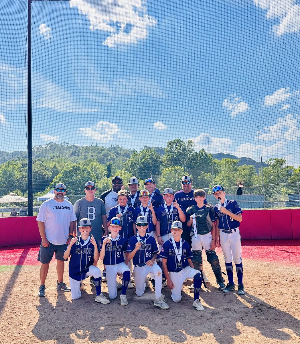 Congrats to 12u Travel for a big championship win at All American this weekend!! 💪 ⚾️ 
Shoutout to Nick (x1) and Brenton (x3) for hitting out of the park home runs and Brock for hitting an in the park home run!