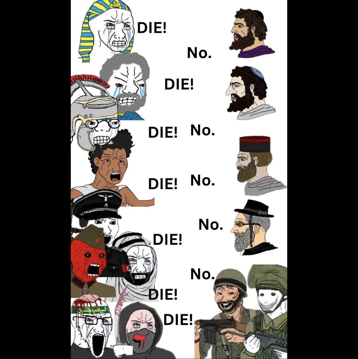 Cry harder you pieces of shit