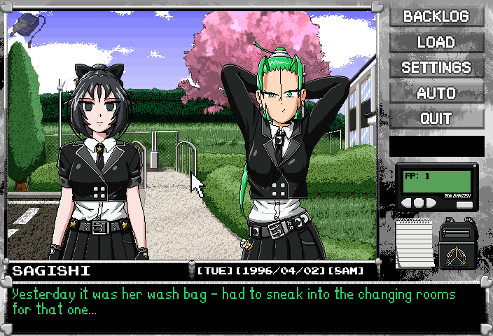 In the next update, I'll be changing how Chances spawn.
Now instead of completely random locations on the screen, they will only appear in one of the main window's four corners.
As funny as it was, the icons appearing over character faces kinda took some of the emotion out.