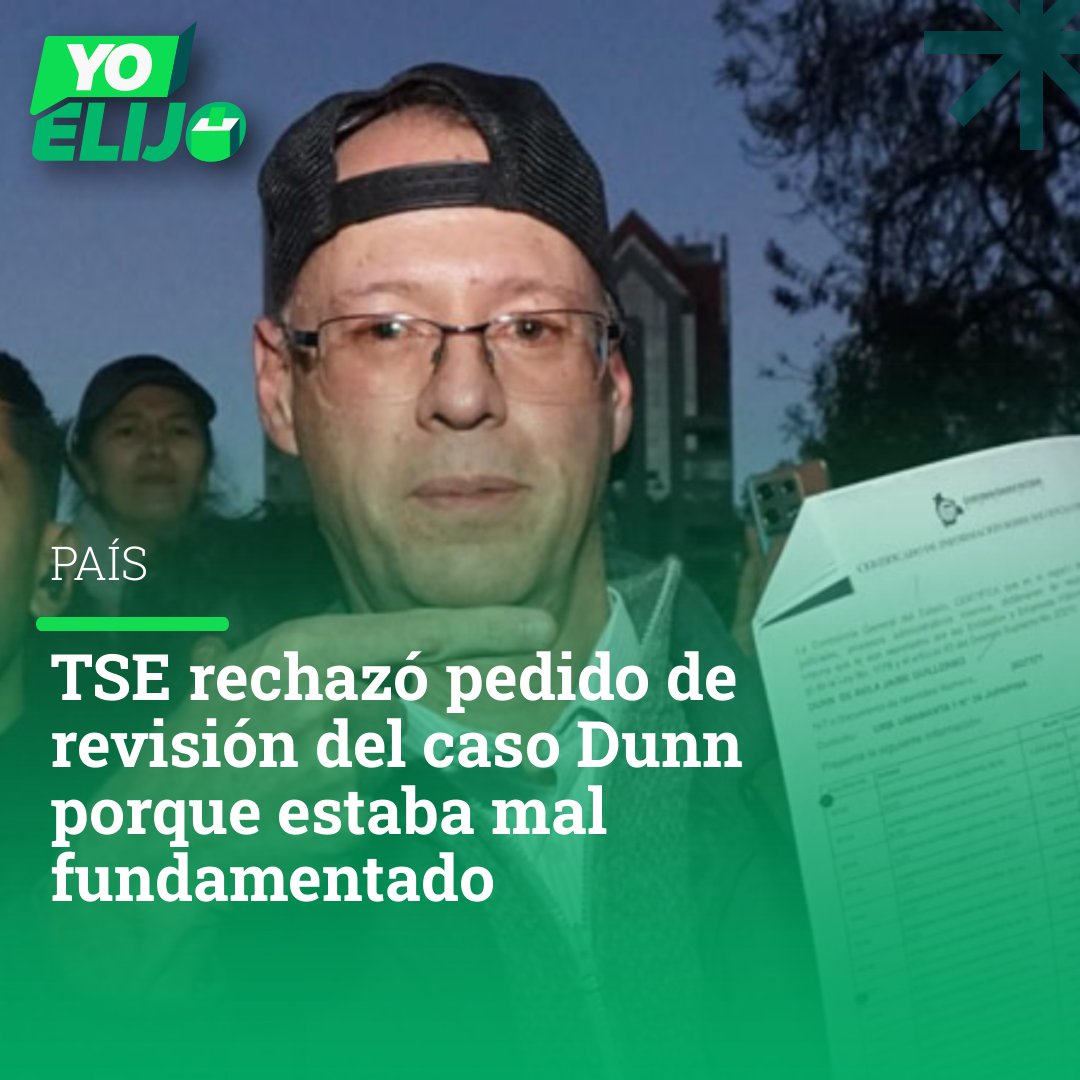 El error fue acudir a un artículo equivocado de la Ley de Régimen Electoral. La sala plena se reunirá para definir qué pasará con NGP 

#ElDeber

eldeber.com.bo/s/n_521843