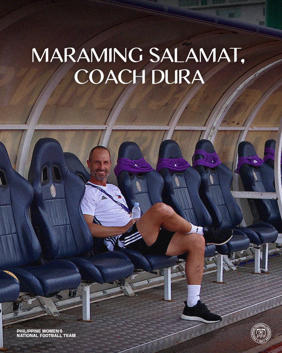 PilipinasWNFT's tweet image. We are forever grateful to Assistant Coach @A_Dura22 for his service and contribution to the growth of the Filipinas.
Thank you Coach Dura and we wish you all the best on your future endeavors ๐