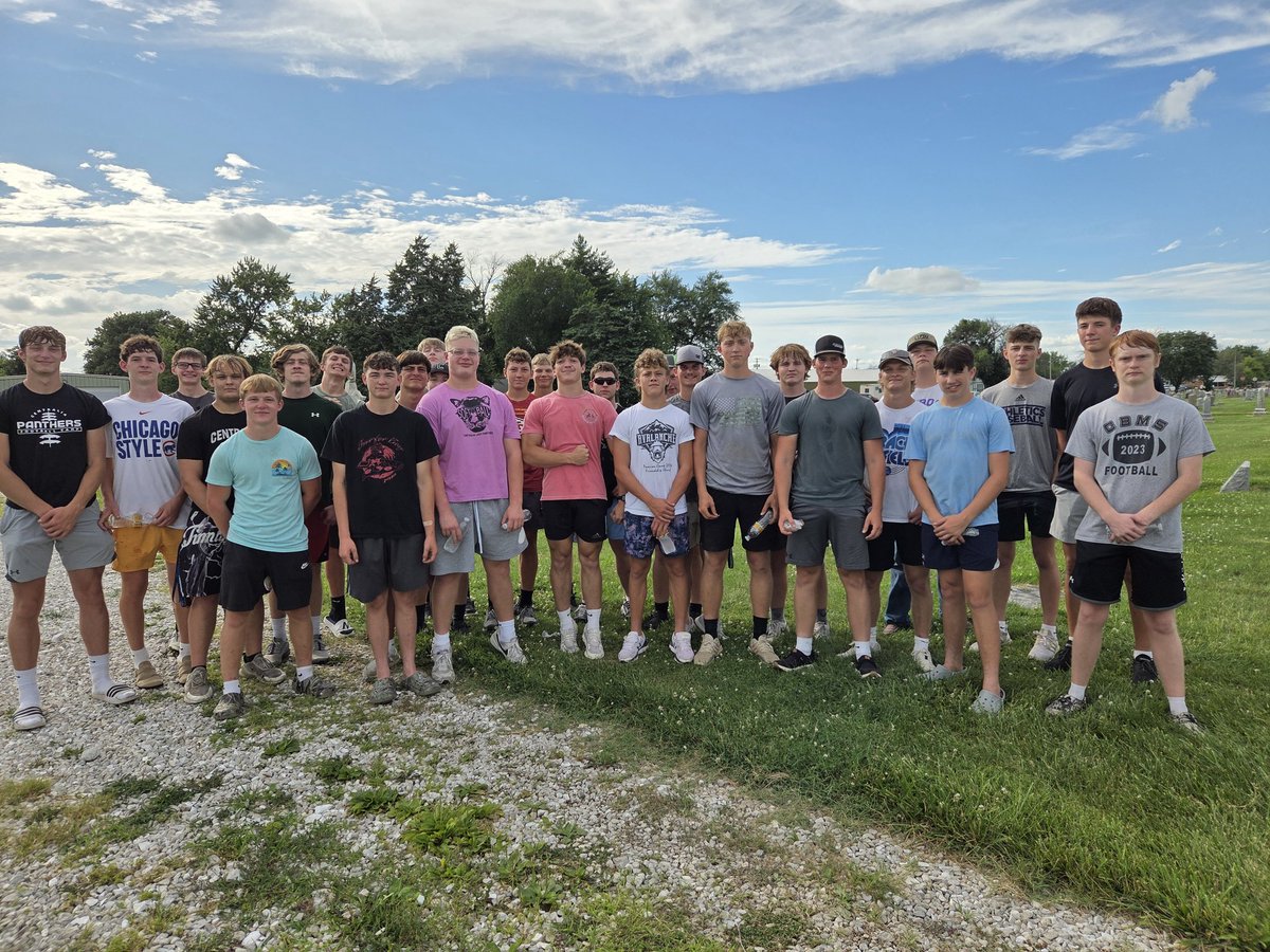 CHS FOOTBALL (@chs_panthersfb) on Twitter photo Had a great crew tonight in lowering the flags at the cemetery. Had a great crew tonight in lowering the flags at the cemetery.