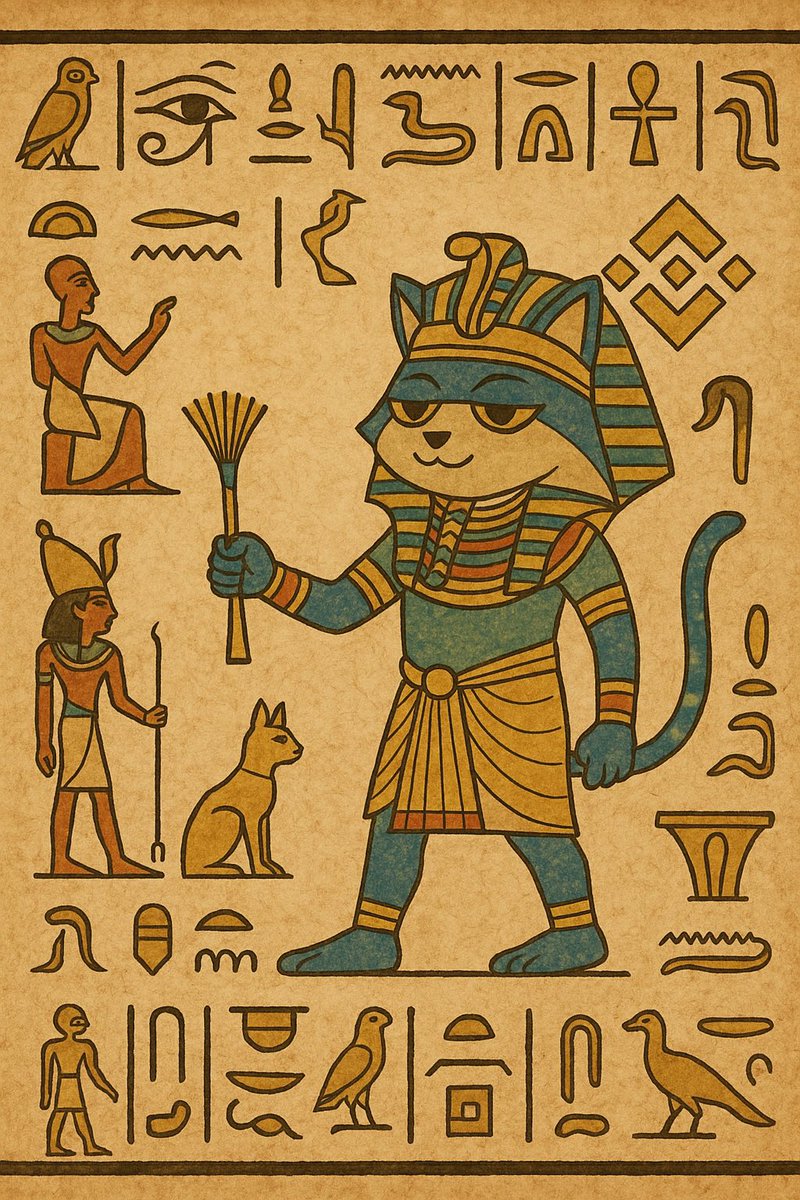 robdamercman89's tweet image. In case you forgot, Toshi’s legacy dates back to the time of the Pharaohs. Toshi isn’t new. He’s eternal. $TOSHI