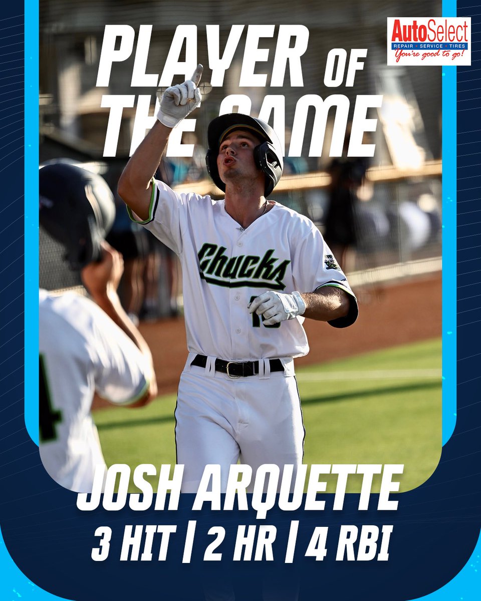 Wausau Woodchucks (@chucksbaseball) on Twitter photo 2 homers makes it obvious! <a href="/JoshArquette/">Josh Arquette</a>
Presented by Auto Select
#Burrowdown #Wausauwoodchucks 2 homers makes it obvious! <a href="/JoshArquette/">Josh Arquette</a>
Presented by Auto Select
#Burrowdown #Wausauwoodchucks