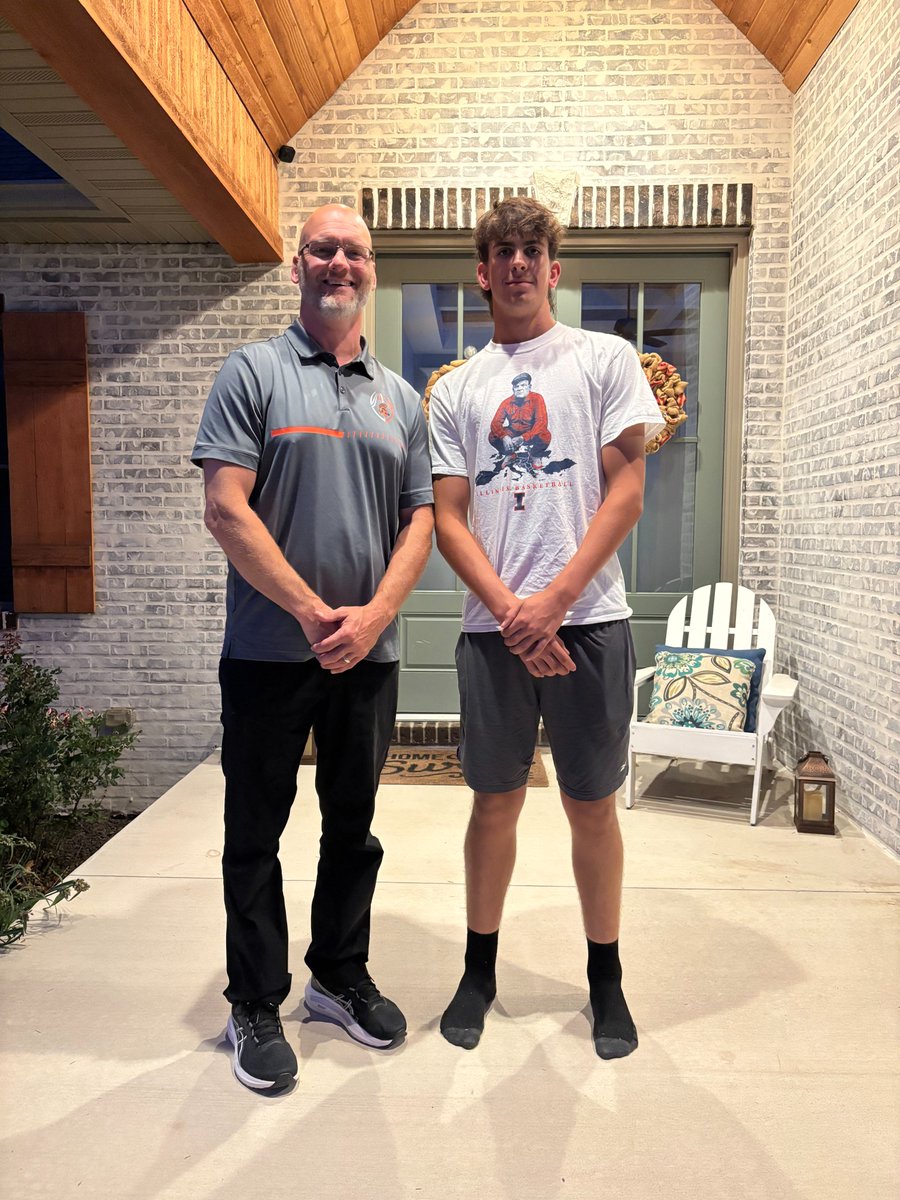 Sophomore TE/DE Gavin Strom has had a busy summer in the gym, weight room, on the football field, at FFA, and at 4H. Gavin is coming as close as you can do doing it all, and it's obvious from this visit that his parents are there to support him in all of them.

Go Trojans!