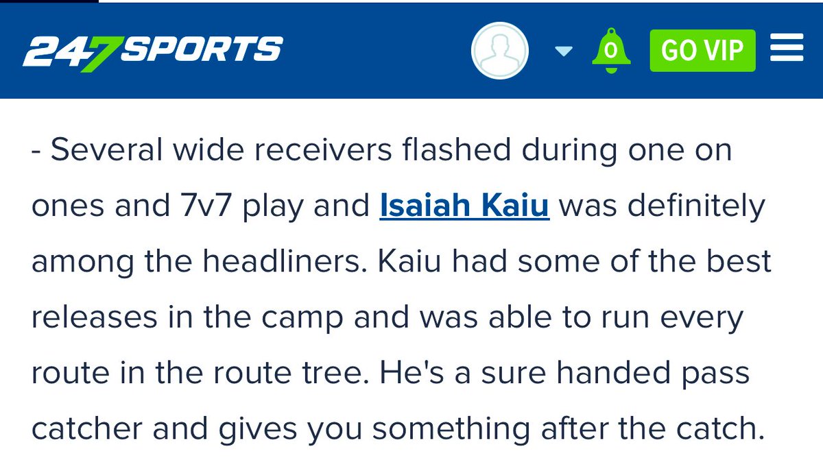 Isaiah Kaiu (@isaiah_kaiu) on Twitter photo Thank you <a href="/BrandonHuffman/">Brandon Huffman</a> <a href="/GregBiggins/">Greg Biggins</a> <a href="/247Sports/">247Sports</a> for the review. 🙌🏼
<a href="/coach_lafaele/">Coach Mike Lafaele</a> and W4Y, thank you for giving me the opportunity 🙏🏽 Thank you <a href="/BrandonHuffman/">Brandon Huffman</a> <a href="/GregBiggins/">Greg Biggins</a> <a href="/247Sports/">247Sports</a> for the review. 🙌🏼
<a href="/coach_lafaele/">Coach Mike Lafaele</a> and W4Y, thank you for giving me the opportunity 🙏🏽