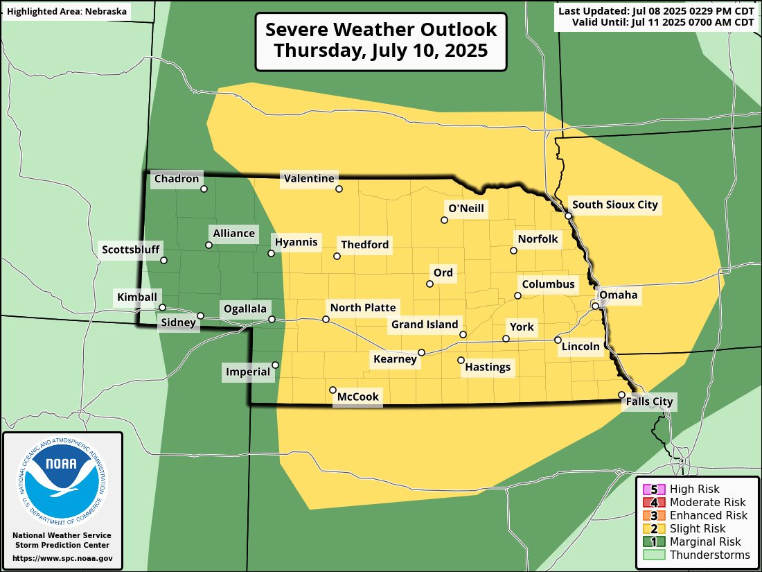 Be weather alert on Thursday! #LNK #NEwx