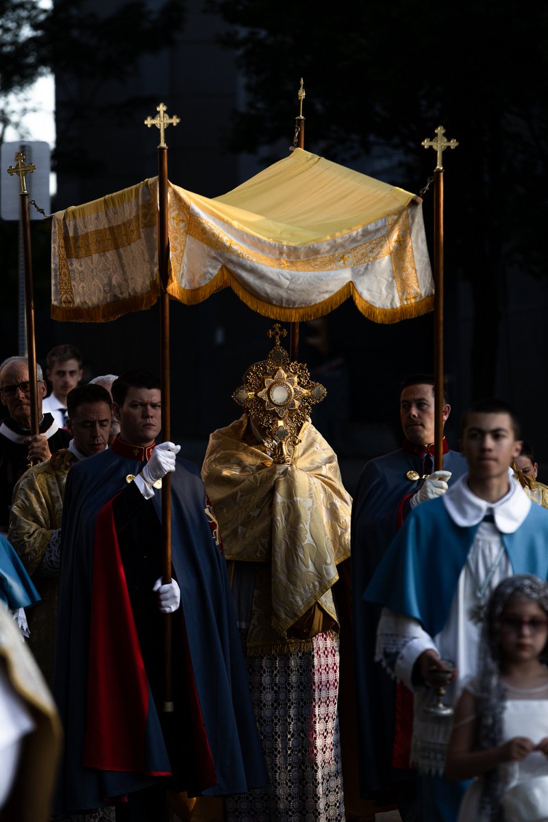 OldStPatsKC's tweet image. Corpus Christi at Old St. Patrick Oratory: Solemn High Mass & Procession led by Msgr. Schmitz, Vicar General @ICKSP
Photo Credit: Trini Crocker