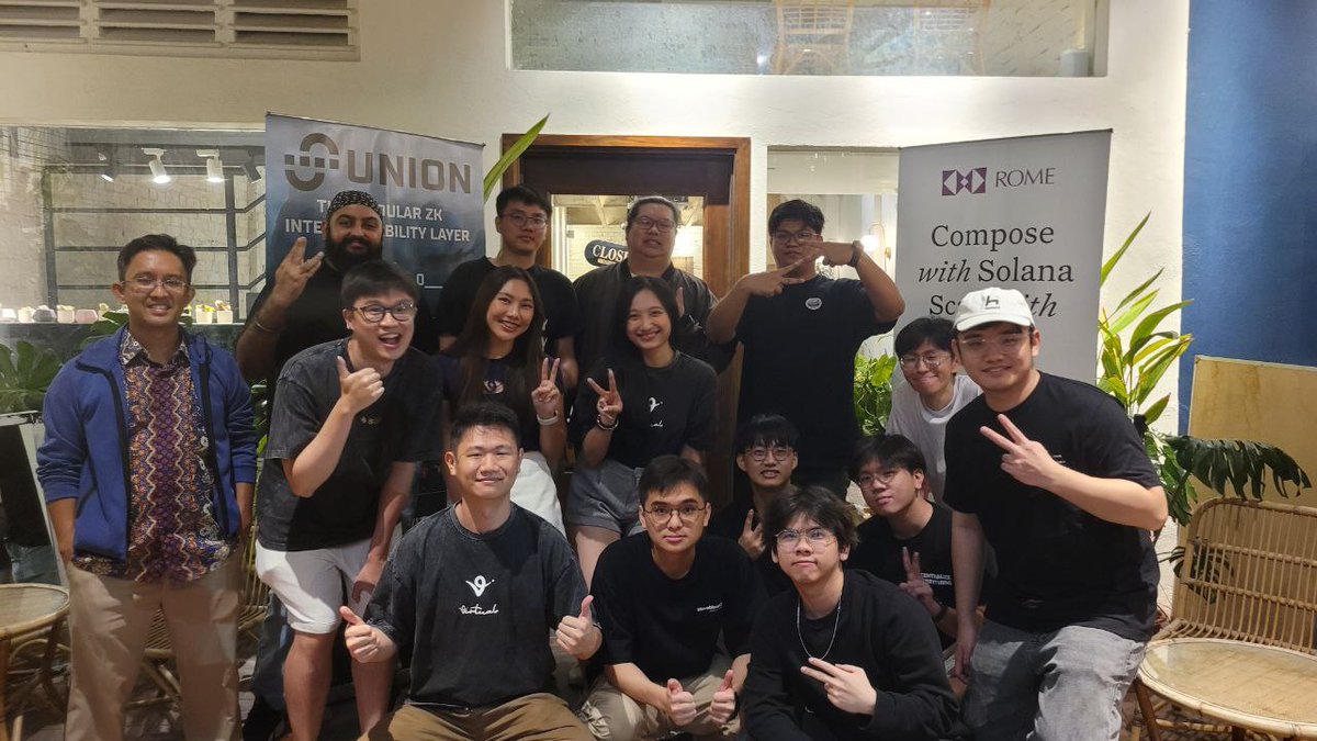 union_build's tweet image. Thanks to everyone who showed up for the Union x @RomeProtocol meet-up in Kuala Lumpur, you really came through. If FOMO doesn’t hit you now, it will next time. So, who’s coming to the next one?
