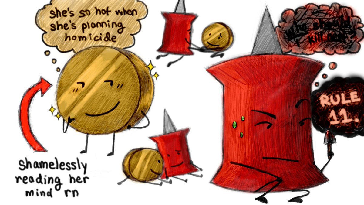 Corkie_tiel's tweet image. inspired by fear garden by @Icemintfreeze 👀
#bfdi #idfb #art #coinpin
