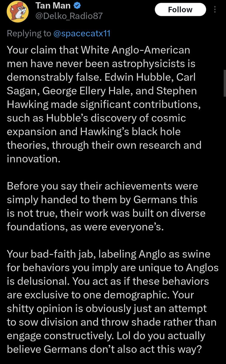 NetrunnerRonin's tweet image. But have you read them? If so, then you know the line I'm referencing in Mein Kampf. About a jew forgetting the conversation, exactly what you did.

You're a divisive multiculturalist, LARPing as a National Socialist, obfuscating the jewish question by blaming other Whites.