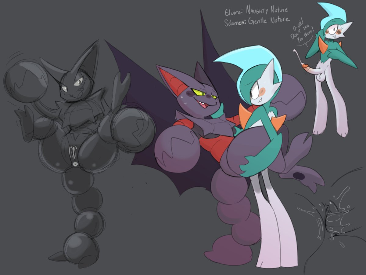 Solomon and Elvira 

 Did you know Gliscor is like 6'7 and Gallades are 5'3