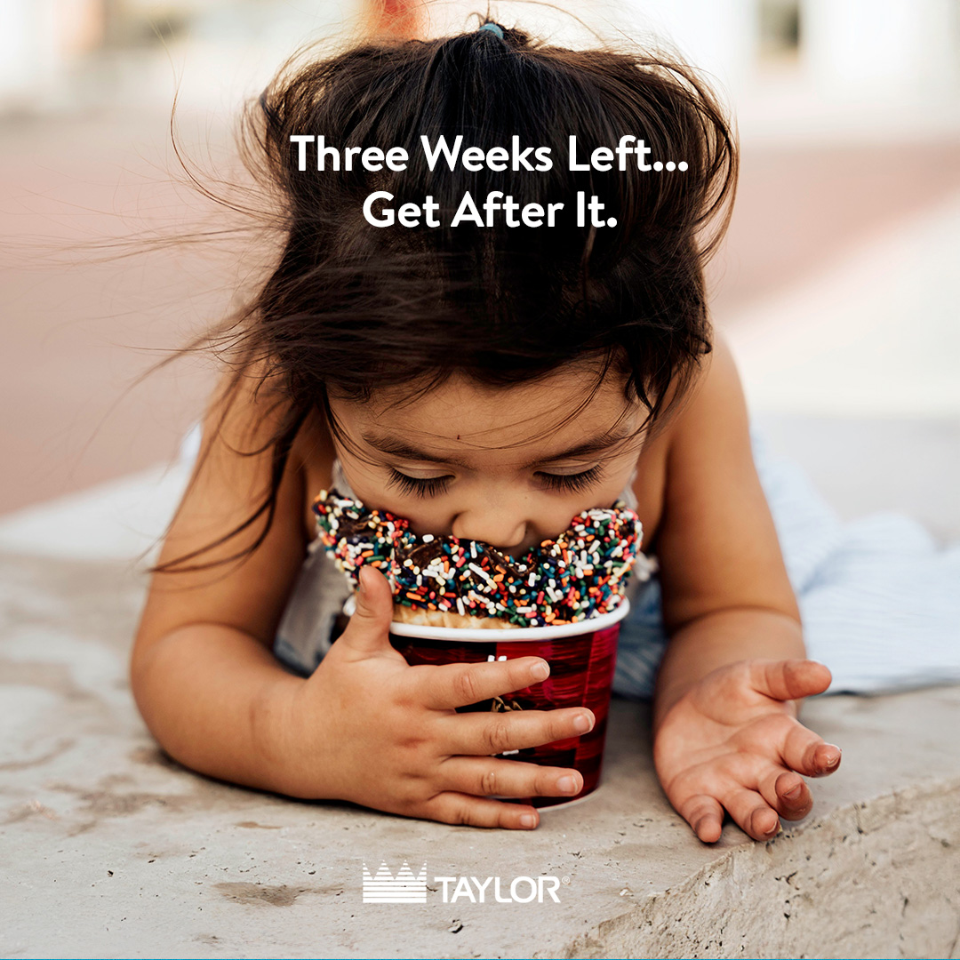 Only 3 weeks left to save. $500 off Taylor machines plus a 1-year service contract ends August 31—act fast. 

Learn more: taylor-company.com/500off/ 

#TaylorCompany #SizzleSwirlPour