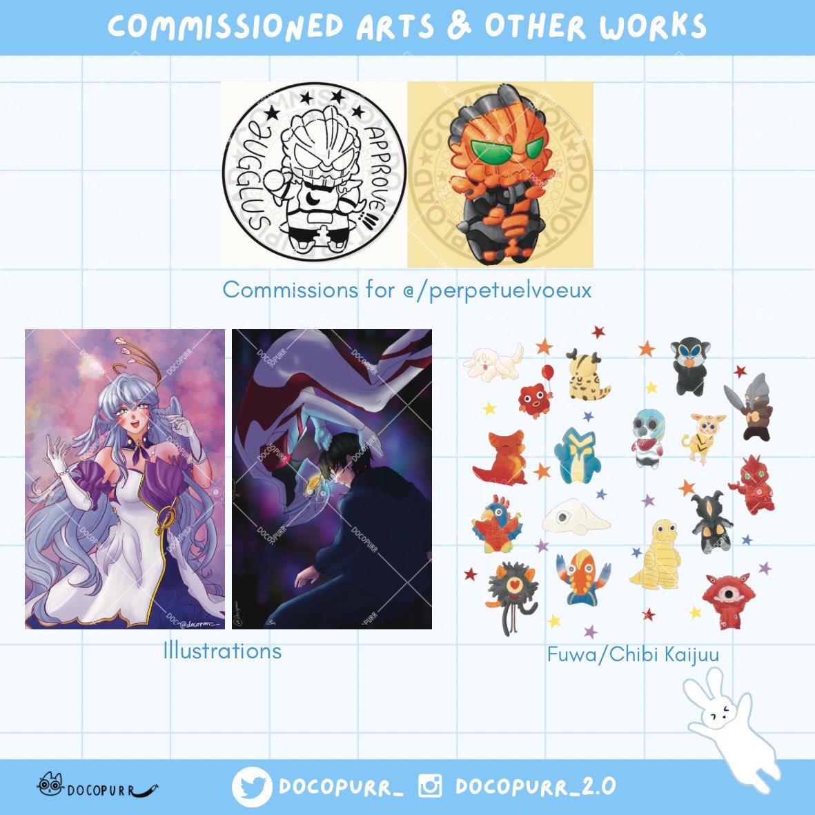 Docopurr_'s tweet image. 💫OPEN COMMISSION 💫
[Likes &amp;amp; RTs are appreciated!!!]

Helloow~ I’m going to open my first commission for INA 🇮🇩only!

Feel free to DM me if you’re interested :3