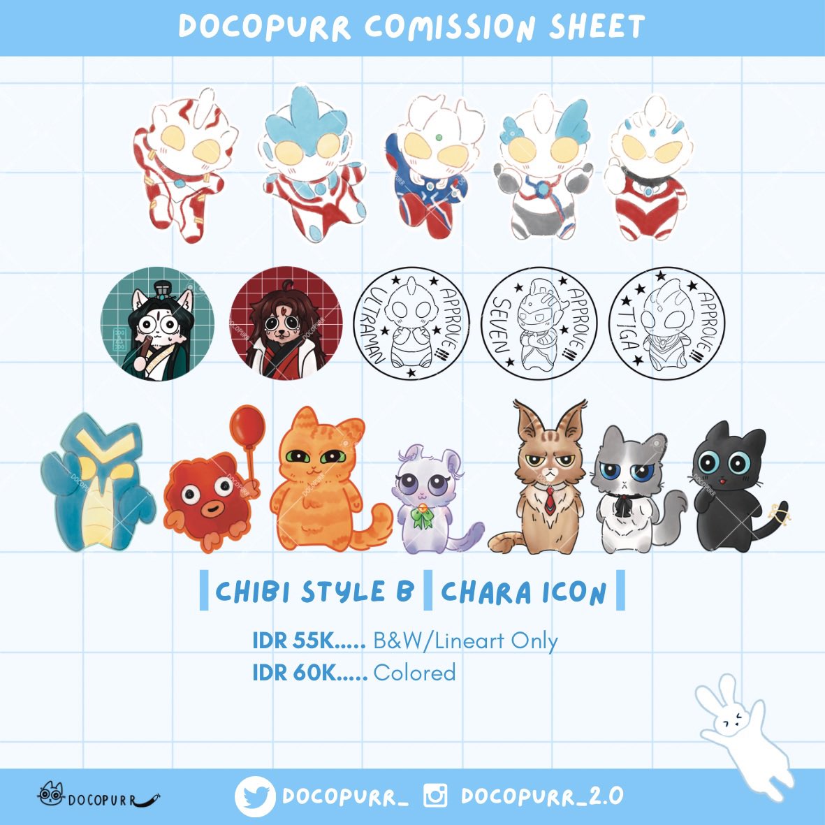 Docopurr_'s tweet image. 💫OPEN COMMISSION 💫
[Likes &amp;amp; RTs are appreciated!!!]

Helloow~ I’m going to open my first commission for INA 🇮🇩only!

Feel free to DM me if you’re interested :3