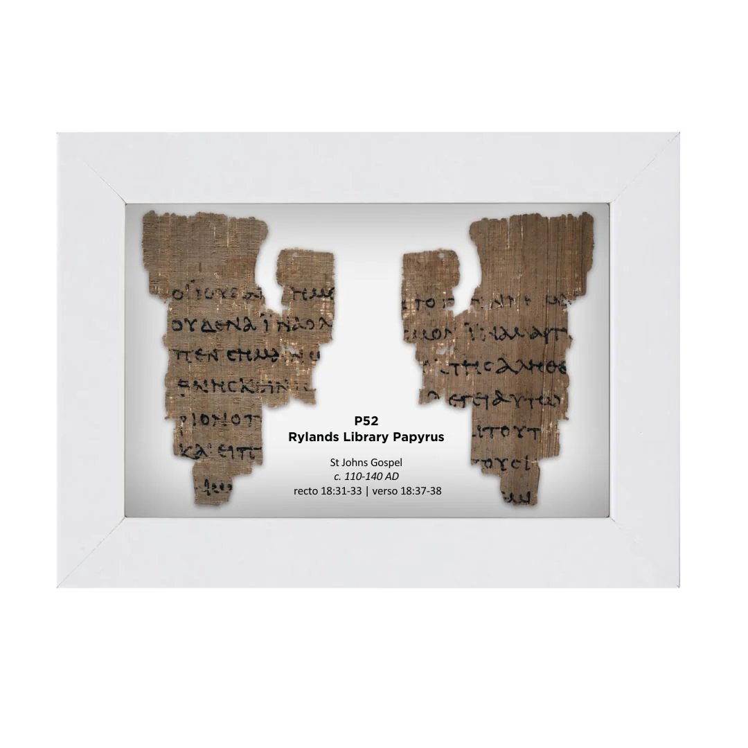 ThinkingNZ's tweet image. P52 replica – Framed $10.00
🛒 zurl.co/nKlOO
Own a piece of biblical history.
Perfect for your study, classroom, or church—an inspiring reminder of the enduring truth of Scripture. 😍😀
#BiblicalHistory
#P52Fragment
#GospelOfJohn
#ThinkingMatters