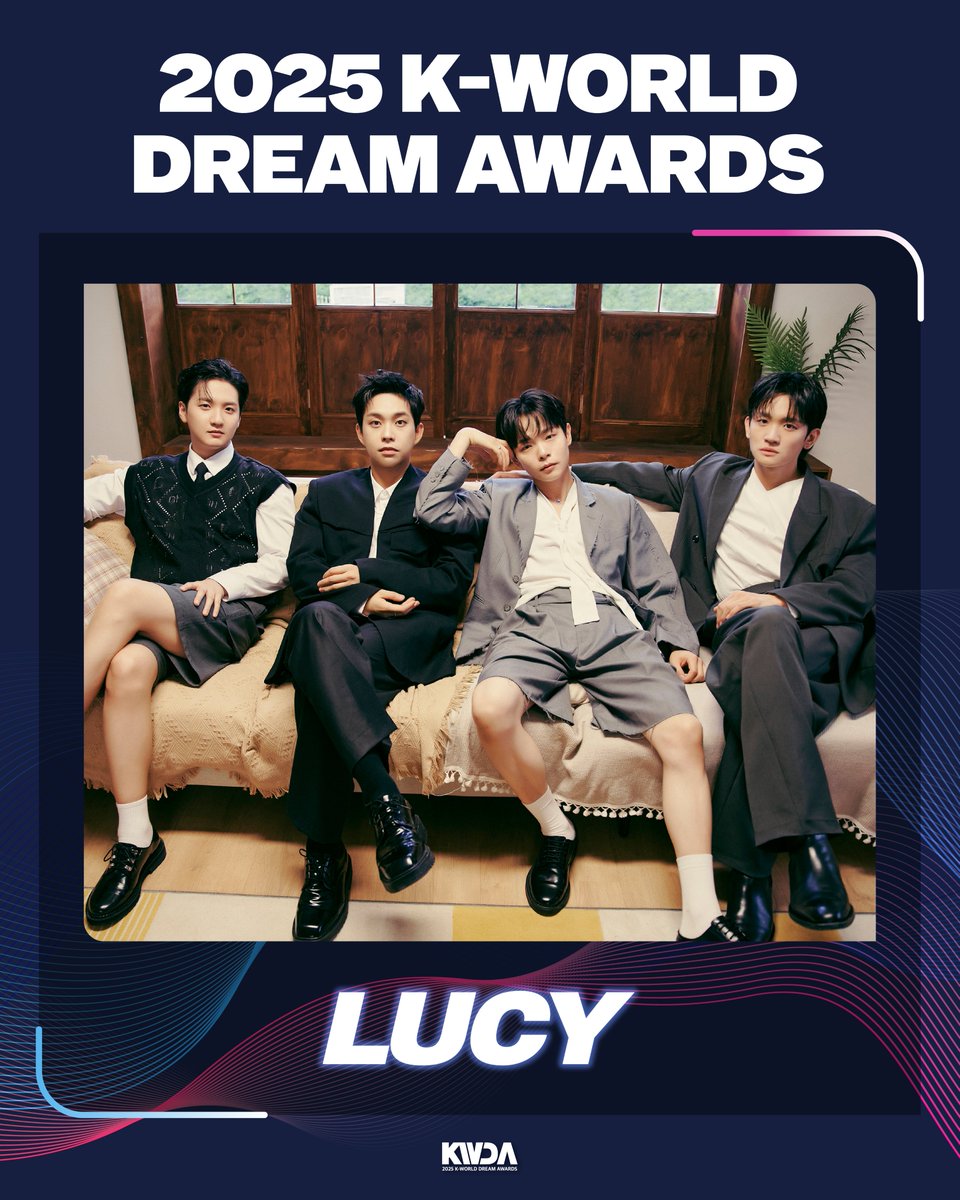 kwda_official's tweet image. DREAMS COME TRUE!✨
라인업 공개‼️
💙 LUCY 💙
📆2025년 8월 21일 (목)
📍잠실실내체육관
#케이월드드림어워즈 #kworlddreamawards #2025KWDA #KWDA #LUCY #루시