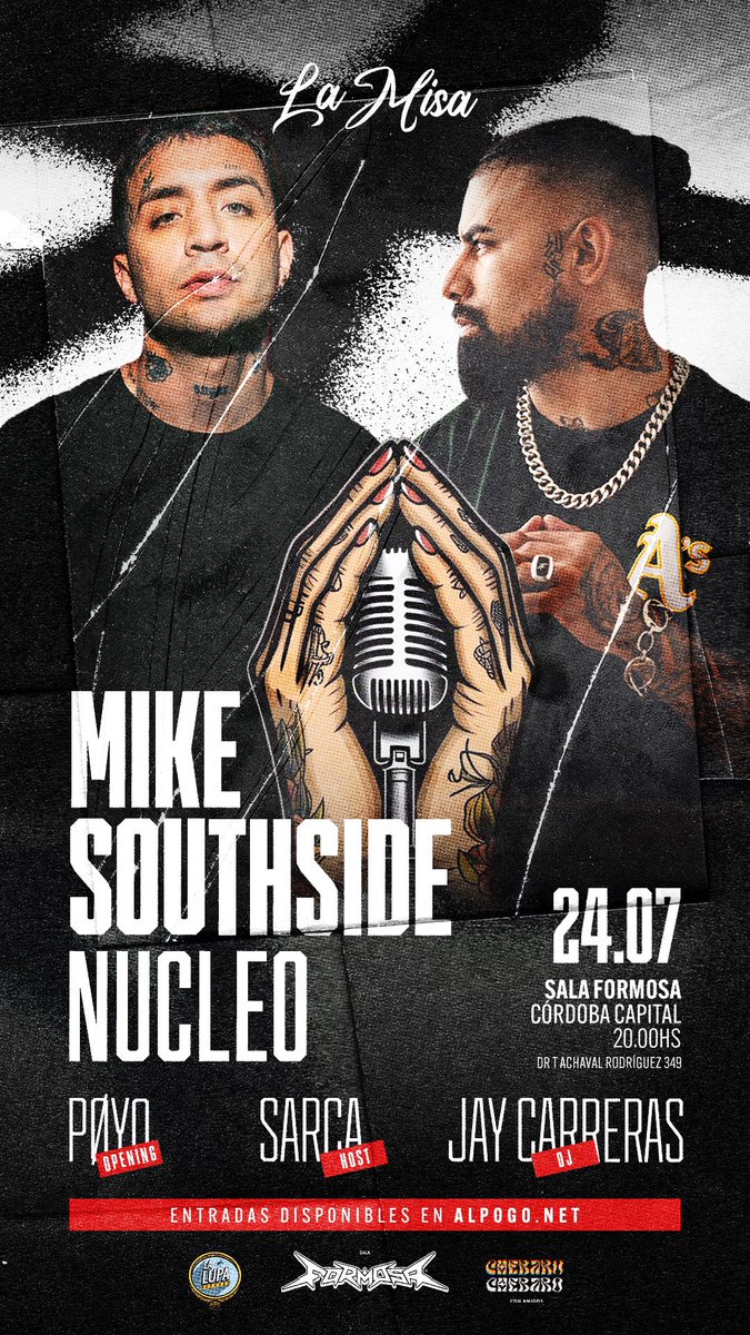 El 24/7 vamos a romper show en CÓRDOBA con Mike southside...