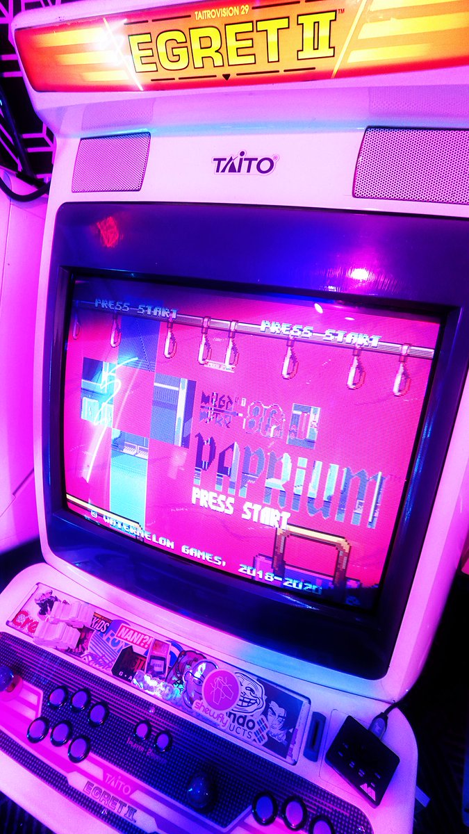 neonarcadegrant's tweet image. Tonight we're streaming 💪 Paprium 💸 on an Egret II, a game I paid for but never received, thanks to the efforts of a lot of rad people including @d0tslash @LittleManDumps and everyone else who made this dumping project a success. LIVE NOW -> twitch/neon_arcade