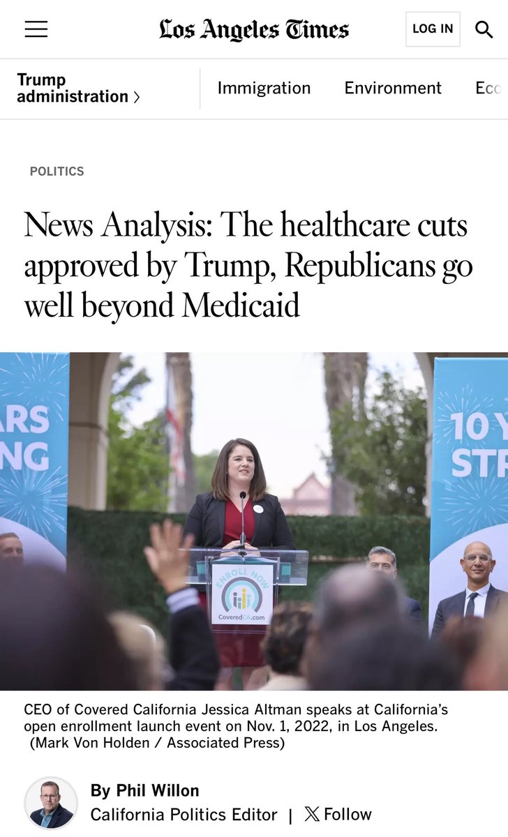 How does the #BigUglyLaw hurt you? Even if you’re not on Medicaid (Medi-Cal in CA) you will pay more for your health care — because the law will raise costs in the health care marketplace, Medicare, and CHIP. 

So many already struggle with the costs of rent, food, gas, child