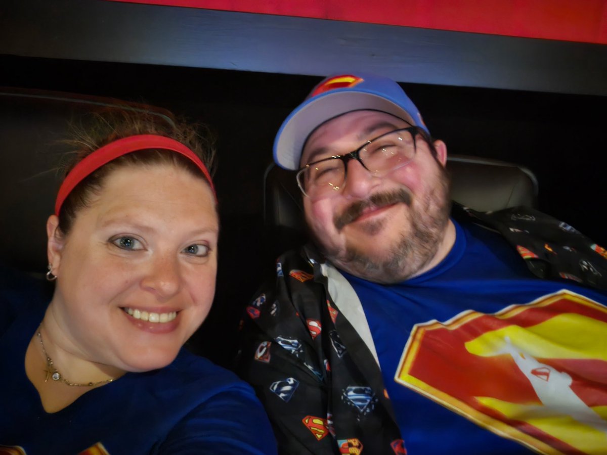 We got to see an early screening of <a href="/Superman/">Superman</a> thanks to <a href="/amazon/">Amazon</a> and <a href="/Fandango/">Fandango</a>! <a href="/JamesGunn/">James Gunn</a> and the cast knocked it out of the park! Jen &amp; I agree that Kypto reminds us of our foster oup Leon! It is so great to see a Superman story with hope, joy, &amp; fun! Can’t wait to see it again!
