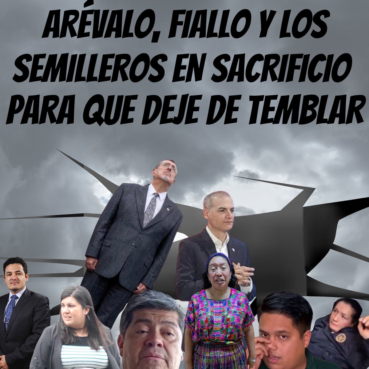 Jose Martinez (@jo_martgt) on Twitter photo Sacrificamos a <a href="/BArevalodeLeon/">Bernardo Arévalo</a>, a <a href="/JosueFiallo/">Josué Fiallo 🇩🇴</a> y a los semilleros para que se calme la tierra. Con eso ganamos todos: se detienen los sismos y arreglamos el país de una vez.
Desde que vino cejas pintadas, empezó lo malo.
#FueraArévalo #YaSeVan
<a href="/Johanmauricio34/">Nuevo Milenio</a> <a href="/arronchopa/">VueloLibreGt</a> Sacrificamos a <a href="/BArevalodeLeon/">Bernardo Arévalo</a>, a <a href="/JosueFiallo/">Josué Fiallo 🇩🇴</a> y a los semilleros para que se calme la tierra. Con eso ganamos todos: se detienen los sismos y arreglamos el país de una vez.
Desde que vino cejas pintadas, empezó lo malo.
#FueraArévalo #YaSeVan
<a href="/Johanmauricio34/">Nuevo Milenio</a> <a href="/arronchopa/">VueloLibreGt</a>