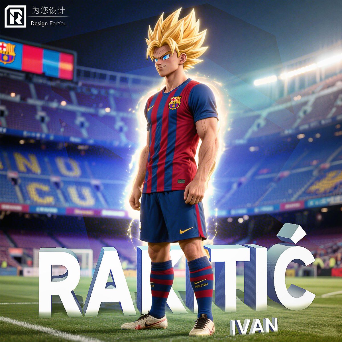 Rins99's tweet photo. #rins99 那个在球场上会变身超级撒亚人的拉基蒂奇退役了@ivanrakitic https://t.co/vJGQwaydoh