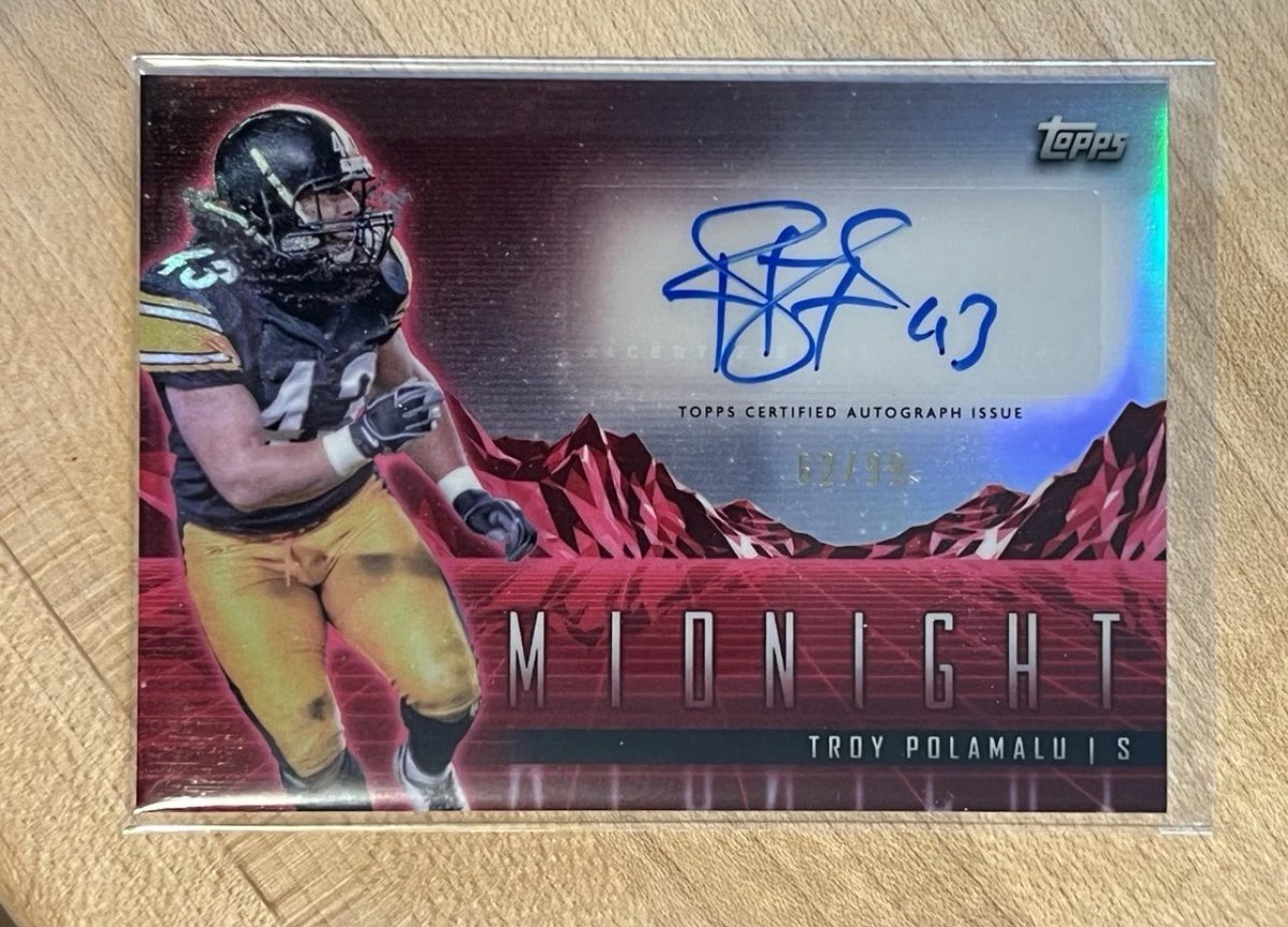 Owens - $25
Lloyd - $12
Favre /10 - $100
Polamalu /99 - $85