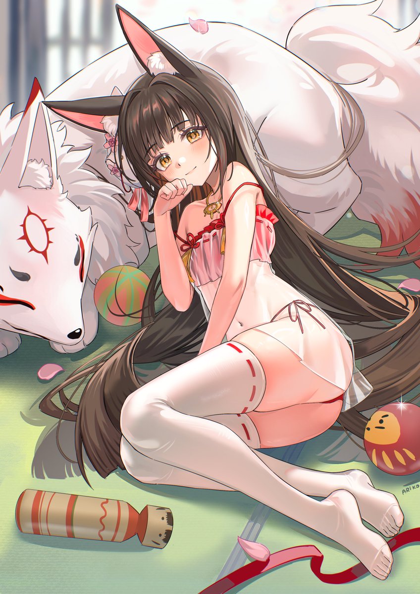 AAAAAAriko's tweet photo. お題箱 request ——

🦊 Great Fox's Respite🌸

#AzurLane 
#アズールレーン https://t.co/A0aapTwgXj