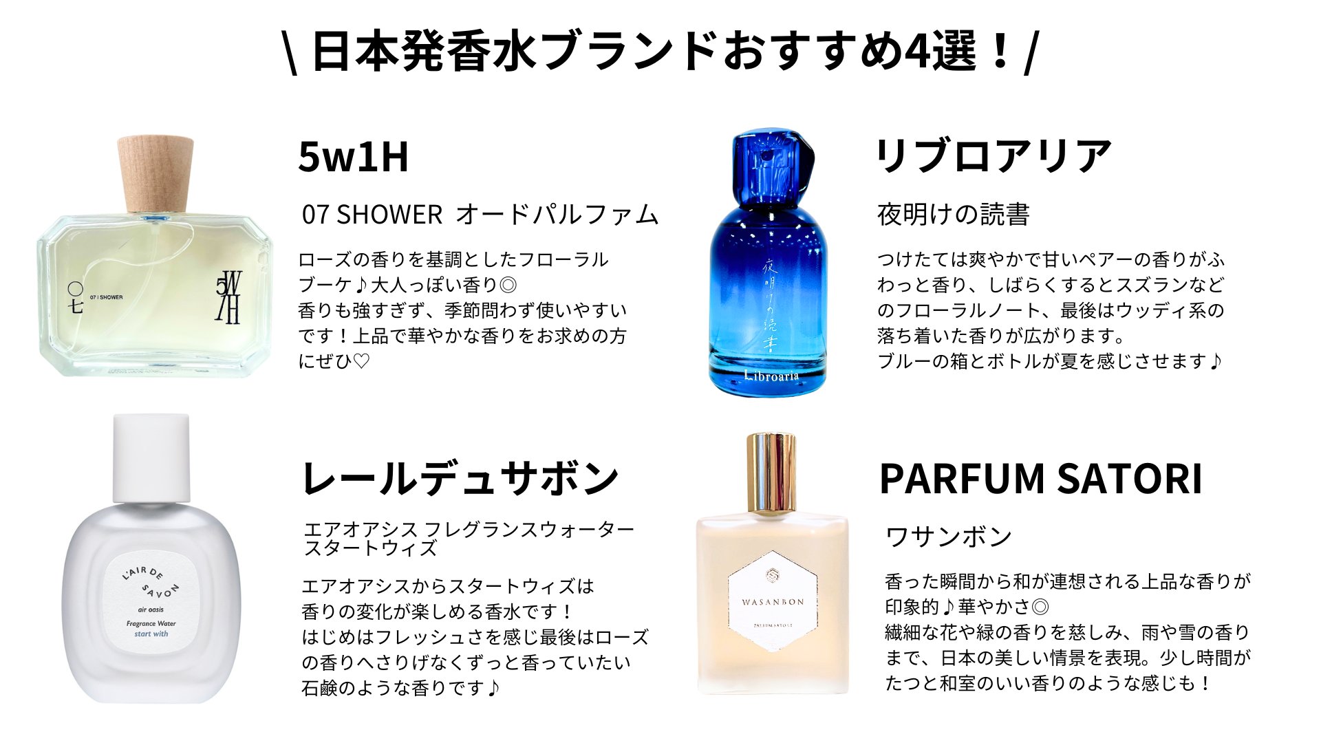 FITS you. / 香りを使う自分が好きになる on X: 