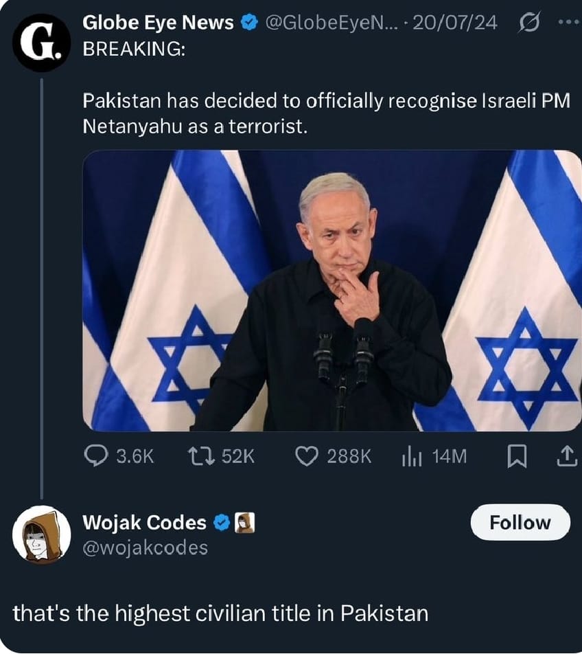 #funny #humour #Netanyahu #Pakistan